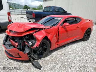 2021 Chevrolet Camaro 2LT with VIN 1G1FD1RS7M0140912, listed as a Copart auction lot 65641374 with 27,966 mi miles and Salvage Title. Bid and sale history available at carsss.com. Image 1.