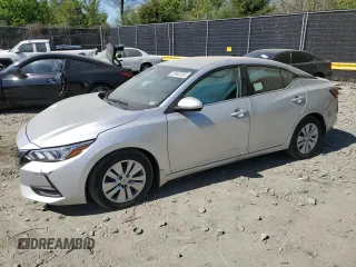 2022 Nissan Sentra S z VIN 3N1AB8BV1NY276452, wystawiony jako Copart lot #53948735 z przebiegiem 51 504 mil mil oraz Szkoda całkowita • Salvage title. Historia ofert i sprzedaży dostępna na DreamBid. Obrazek 1.