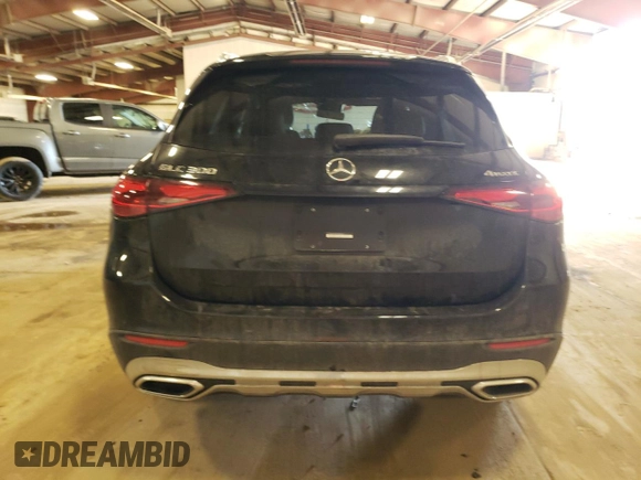 2024 Mercedes-Benz GLC with VIN W1NKM4HB0RF086603, listed as a Copart auction lot 46851045 with 0 mi miles and Non Repairable. Bid and sale history available at carsss.com. Image 6.