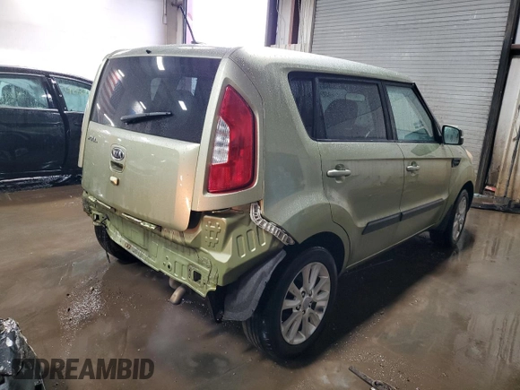 2012 Kia Soul + with VIN KNDJT2A68C7367105, listed as a Copart auction lot 43276985 with 152,107 mi miles and Salvage Title. Bid and sale history available at carsss.com. Image 3.