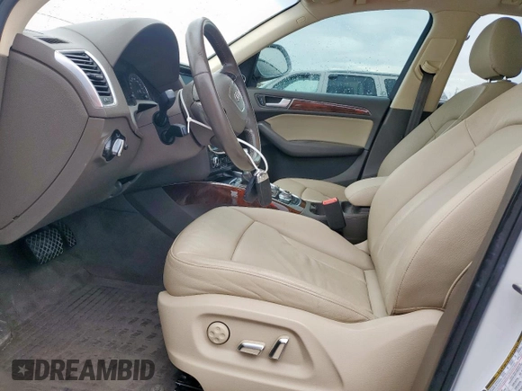 2015 Audi Q5 Premium Plus with VIN WA1LFAFP8FA059574, listed as a Copart auction lot 60562265 with 104,340 mi miles and Salvage title. Bid and sale history available at DreamBid. Image 7.