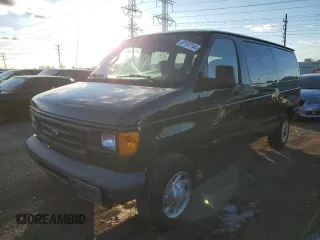 2007 Ford Econoline Passenger XL with VIN 1FBNE31L17DB00911, listed as a Copart auction lot 87107744 with 251,189 mi miles and Clean Title. Bid and sale history available at carsss.com. Image 1.