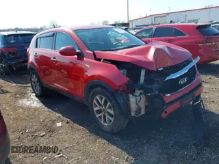 2014 Kia Sportage LX with VIN KNDPB3AC7E7622404, listed as a IAAI auction lot 41759812 with 196,850 mi miles. Bid and sale history available at carsss.com. Image 1.