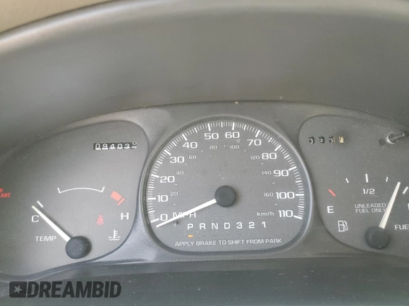 1998 Chevrolet Venture z VIN 1GNDX03E4WD312772, wystawiony jako Copart lot #70979804 z przebiegiem 94 037 mil mil oraz Tytuł czysty. Historia ofert i sprzedaży dostępna na DreamBid. Obrazek 9.