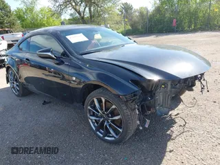 2021 Lexus RC 350 F Sport z VIN JTHGZ5DCXM5010807, wystawiony jako IAAI lot #42104271 z przebiegiem 46 540 mil mil oraz . Historia ofert i sprzedaży dostępna na DreamBid. Obrazek 1.