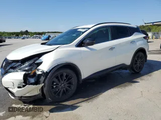 2023 Nissan Murano SV z VIN 5N1AZ2BJ0PC117352, wystawiony jako Copart lot #52926645 z przebiegiem 34 390 mil mil oraz Szkoda całkowita • Salvage title. Historia ofert i sprzedaży dostępna na DreamBid. Obrazek 1.