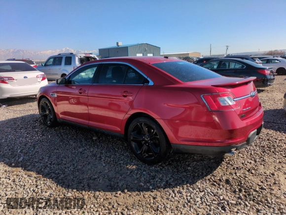 2011 Ford Taurus SHO with VIN 1FAHP2KT9BG125855, listed as a Copart auction lot 46924855 with 182,220 mi miles and Salvage Title. Bid and sale history available at DreamBid. Image 2.