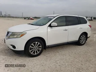 2014 Nissan Pathfinder S with VIN 5N1AR2MM4EC679257, listed as a Copart auction lot 50843915 with 157,435 mi miles and Clean Title. Bid and sale history available at carsss.com. Image 1.