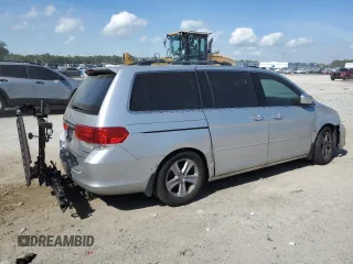 2010 Honda Odyssey Touring with VIN 5FNRL3H95AB067277, listed as a Copart auction lot 44845765 with 0 mi miles and Salvage Title. Bid and sale history available at carsss.com. Image 3.