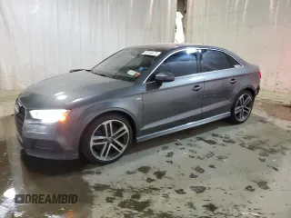 2017 Audi A3 Sedan Premium Plus with VIN WAUJ8GFF1H1036428, listed as a Copart auction lot 68144473 with 57,477 mi miles and Salvage Title. Bid and sale history available at carsss.com. Image 1.