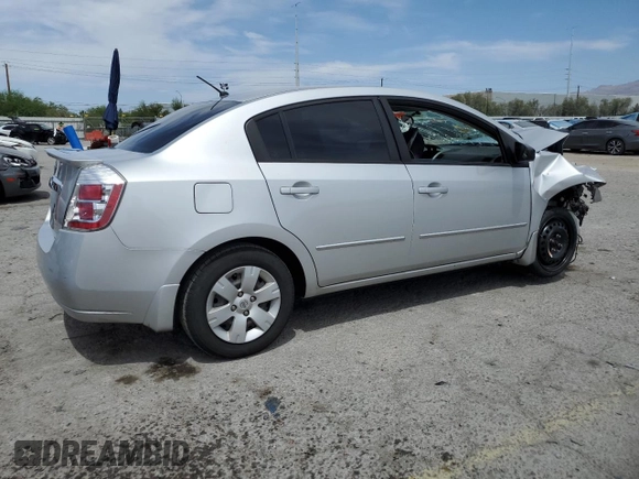 2012 Nissan Sentra S with VIN 3N1AB6AP5CL772873, listed as a Copart auction lot 58521585 with Not provided miles and Salvage title. Bid and sale history available at DreamBid. Image 3.