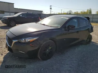 2017 Mazda 3 Touring with VIN 3MZBN1L78HM132387, listed as a Copart auction lot 56658705 with 123,507 mi miles and Salvage title. Bid and sale history available at DreamBid. Image 1.