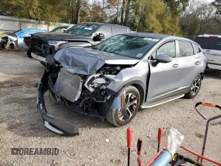 2023 Kia Sportage EX z VIN 5XYK33AF4PG106959, wystawiony jako Copart lot #88212815 z przebiegiem 20 043 mil mil oraz Szkoda całkowita • Salvage title. Historia ofert i sprzedaży dostępna na DreamBid. Obrazek 1.