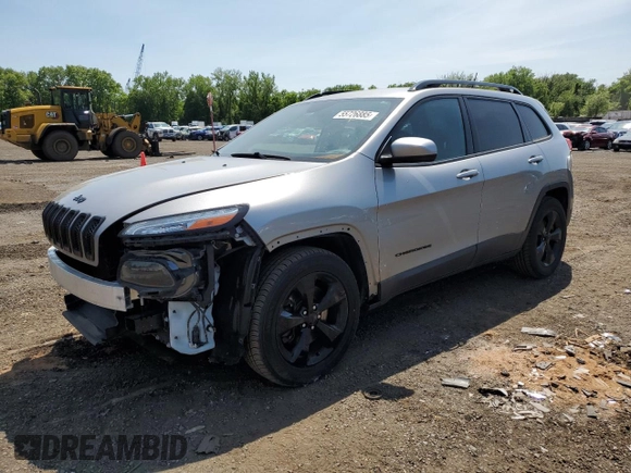 2016 Jeep Cherokee Altitude with VIN 1C4PJMCB2GW225883, listed as a Copart auction lot 55726885 with 142,802 mi miles and Salvage title. Bid and sale history available at DreamBid. Image 1.