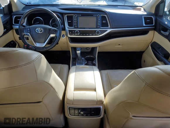 2015 Toyota Highlander Hybrid Limited with VIN 5TDDCRFH2FS008875, listed as a Copart auction lot 41837465 with 0 mi miles and Clean Title. Bid and sale history available at carsss.com. Image 8.