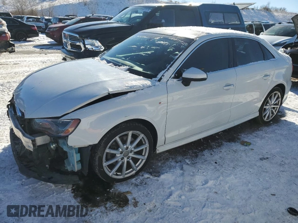 2015 Audi A3 1.8T Prestige with VIN WAUHCGFF3F1060126, listed as a Copart auction lot 88071455 with 118,274 mi miles and Salvage Title. Bid and sale history available at carsss.com. Image 1.