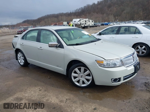 2007 Lincoln MKZ with VIN 3LNHM26T97R631517, listed as a IAAI auction lot 41813657 with 57,725 mi miles and . Bid and sale history available at carsss.com. Image 1.
