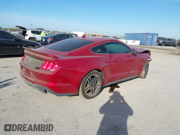 2021 Ford Mustang EcoBoost with VIN 1FA6P8TH8M5101579, listed as a IAAI auction lot 41793217 with 62,897 mi miles and . Bid and sale history available at DreamBid. Image 4.