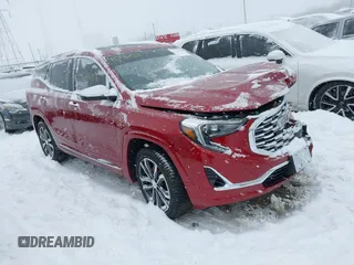 2018 GMC Terrain Denali with VIN 3GKALXEX9JL157903, listed as a IAAI auction lot 41296153 with 92,782 mi miles and . Bid and sale history available at DreamBid. Image 1.