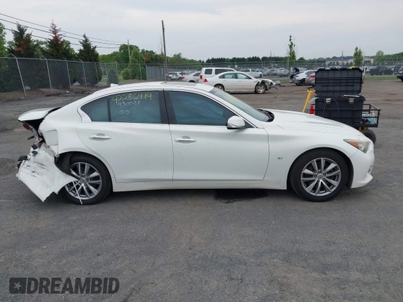 2014 Infiniti Q50 Sport with VIN JN1BV7AP5EM682486, listed as a IAAI auction lot 42286414 with 274,696 mi miles and . Bid and sale history available at DreamBid. Image 13.