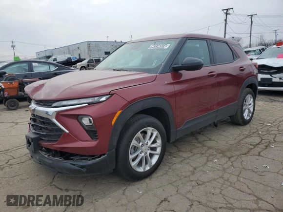 2024 Chevrolet TrailBlazer LS with VIN KL79MNSL7RB185629, listed as a Copart auction lot 84174374 with 2,011 mi miles and Clean Title. Bid and sale history available at DreamBid. Image 1.