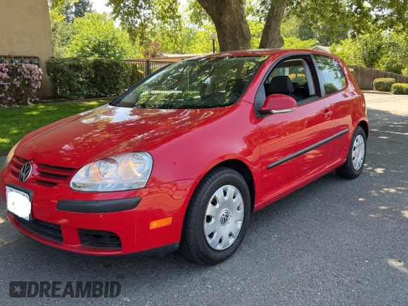 2007 Volkswagen Rabbit z VIN WVWBR71K57W214576, wystawiony jako Copart lot #55692465 z przebiegiem 57 793 mil mil oraz Czysty tytuł • Clean title. Historia ofert i sprzedaży dostępna na DreamBid. Obrazek 2.