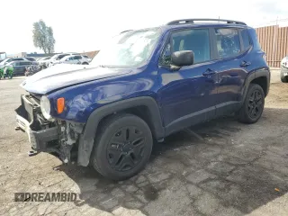 2018 Jeep Renegade Sport with VIN ZACCJBAB2JPH58620, listed as a Copart auction lot 52049295 with 148,022 mi miles and Salvage title. Bid and sale history available at DreamBid. Image 1.