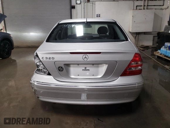 2003 Mercedes-Benz C 230/260/280/320 with VIN WDBRF64J73F321576, listed as a Copart auction lot 75531504 with 36,018 mi miles and Salvage Title. Bid and sale history available at DreamBid. Image 6.