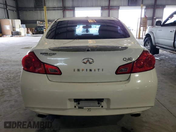 2015 Infiniti Q40 with VIN JN1CV6APXFM501091, listed as a Copart auction lot 71635964 with 0 mi miles and Salvage Title. Bid and sale history available at carsss.com. Image 6.
