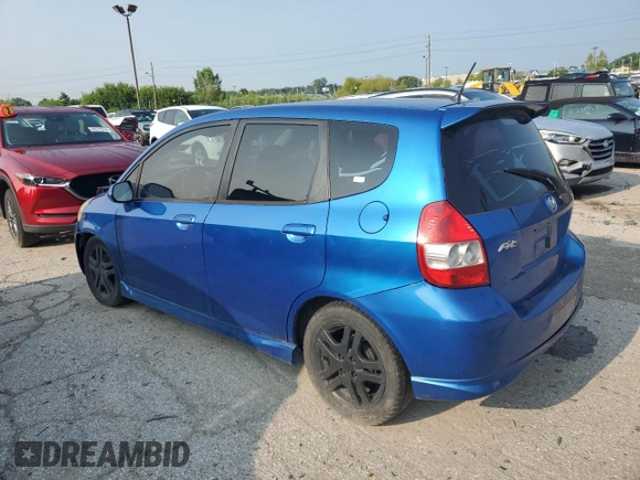 2008 Honda Fit Sport with VIN JHMGD38688S023439, listed as a Copart auction lot 64598514 with 275,095 mi miles and Salvage Title. Bid and sale history available at carsss.com. Image 2.