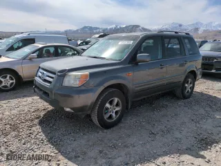 2008 Honda Pilot EX with VIN 5FNYF18428B032315, listed as a Copart auction lot 48557965 with 211,956 mi miles and Salvage Title. Bid and sale history available at carsss.com. Image 1.