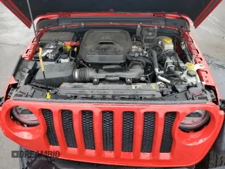 2021 Jeep Wrangler Unlimited Freedom with VIN 1C4HJXDN0MW605573, listed as a Copart auction lot 59896165 with 55,751 mi miles and Salvage title. Bid and sale history available at DreamBid. Image 12.