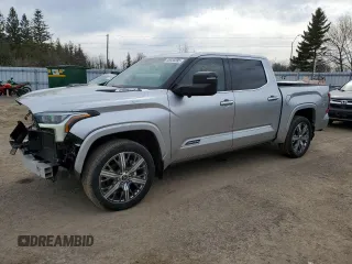 2022 Toyota Tundra Capstone Hybrid with VIN 5TFVC5DB8NX011400, listed as a Copart auction lot 48956895 with 28,947 mi miles and Clean title. Bid and sale history available at DreamBid. Image 1.