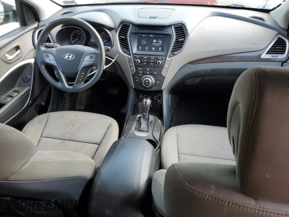 2017 Hyundai Santa Fe 2.4L z VIN 5XYZUDLB7HG388382, wystawiony jako Copart lot #57167315 z przebiegiem 128 724 mil mil oraz Szkoda całkowita • Salvage title. Historia ofert i sprzedaży dostępna na DreamBid. Obrazek 8.