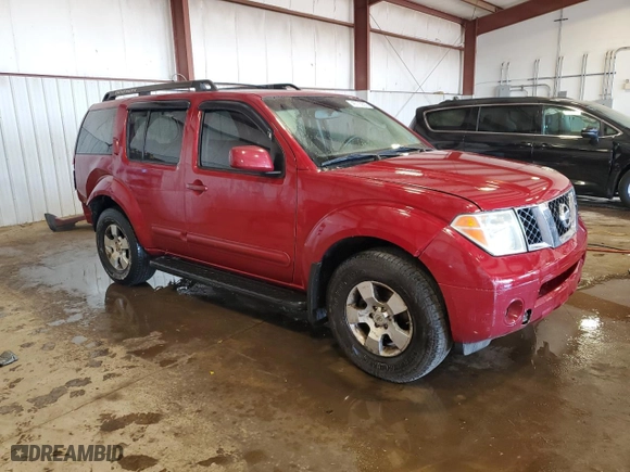 2006 Nissan Pathfinder SE with VIN 5N1AR18W36C681542, listed as a Copart auction lot 49775835 with 181,652 mi miles and Salvage Title. Bid and sale history available at carsss.com. Image 4.
