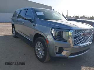 2023 GMC Yukon XL Denali with VIN 1GKS1JKL0PR327818, listed as a IAAI auction lot 41734739 with 54,939 mi miles. Bid and sale history available at carsss.com. Image 1.