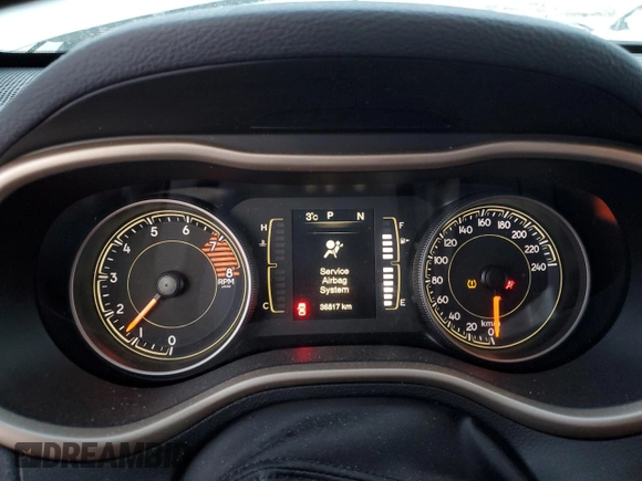 2018 Jeep Cherokee with VIN 1C4PJMAX7JD593297, listed as a Copart auction lot 88072195 with 36,817 mi miles and Salvage title. Bid and sale history available at DreamBid. Image 9.