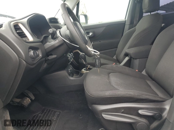 2015 Jeep Renegade Sport with VIN ZACCJBAT5FPC21353, listed as a Copart auction lot 50152355 with 195,175 mi miles and Salvage Title. Bid and sale history available at DreamBid. Image 7.