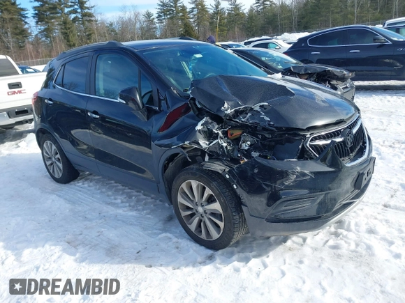 2019 Buick Encore Preferred with VIN KL4CJESB1KB703422, listed as a IAAI auction lot 41590414 with 70,870 mi miles. Bid and sale history available at carsss.com. Image 1.