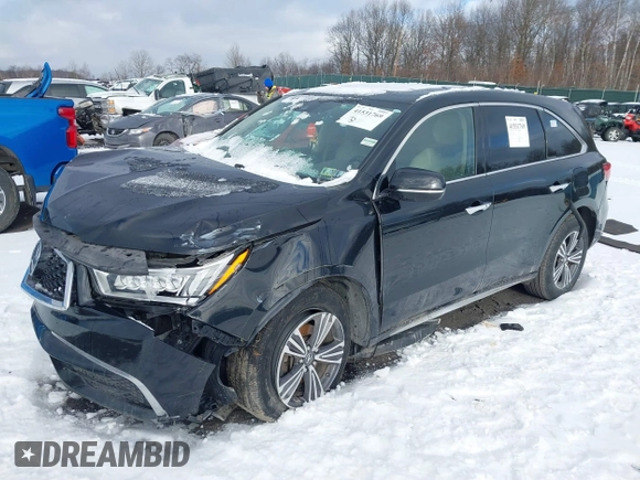2017 Acura MDX with VIN 5FRYD4H32HB024499, listed as a IAAI auction lot 41531769 with 131,294 mi miles. Bid and sale history available at carsss.com. Image 17.