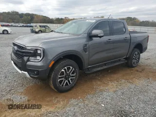 2024 Ford Ranger LARIAT with VIN 1FTER4KH5RLE29085, listed as a Copart auction lot 74453464 with 961 mi miles and Salvage Title. Bid and sale history available at carsss.com. Image 1.
