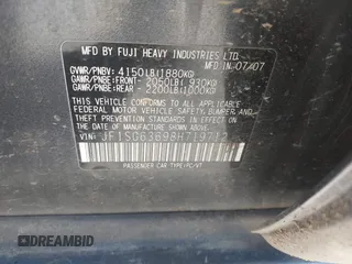 2008 Subaru Forester X with VIN JF1SG63698H719712, listed as a IAAI auction lot 42759868 with 220,311 mi miles and . Bid and sale history available at DreamBid. Image 9.