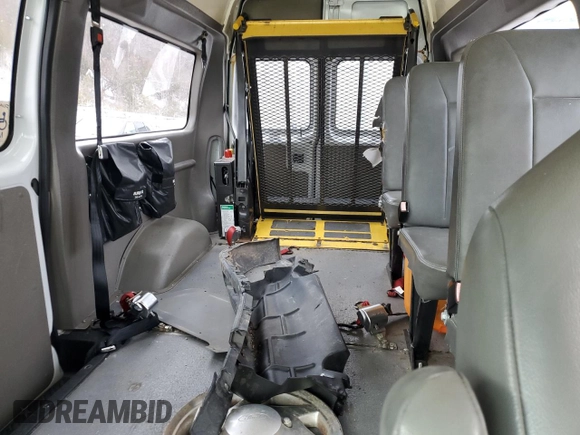 2010 Ford Econoline Cargo Commercial with VIN 1FTNE1EW8ADA35003, listed as a Copart auction lot 45388205 with Not Provided miles and Clean Title. Bid and sale history available at DreamBid. Image 10.