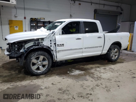 2018 Ram 1500 Big Horn with VIN 1C6RR7LT0JS281340, listed as a Copart auction lot 41805225 with 76,259 mi miles and Salvage Title. Bid and sale history available at carsss.com. Image 1.