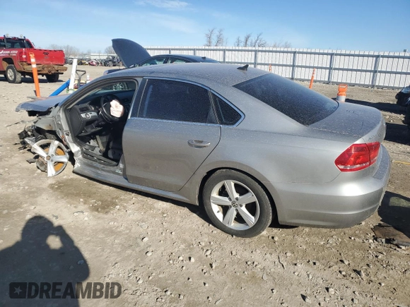 2013 Volkswagen Passat SE with VIN 1VWBH7A37DC012554, listed as a Copart auction lot 49307415 with 139,163 mi miles and Non Repairable. Bid and sale history available at carsss.com. Image 2.