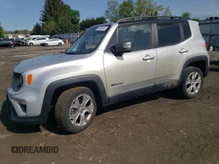 2019 Jeep Renegade Limited with VIN ZACNJBD18KPJ93686, listed as a Copart auction lot 54862905 with 45,906 mi miles and Salvage title. Bid and sale history available at DreamBid. Image 1.