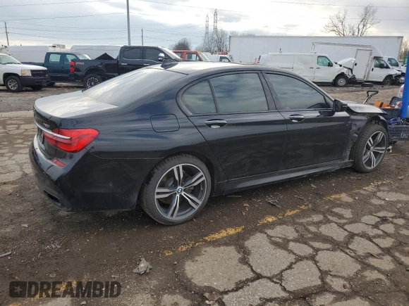 2017 BMW 7 Series with VIN WBA7B0C31HG527138, listed as a Copart auction lot 83545034 with 46,370 mi miles and Clean Title. Bid and sale history available at DreamBid. Image 3.