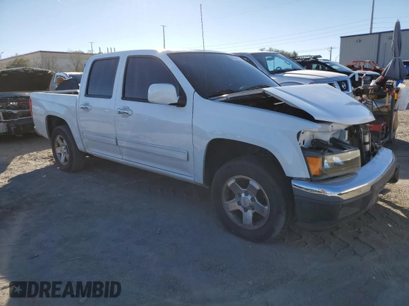 2012 GMC Canyon SLE1 with VIN 1GTD5MFEXC8154539, listed as a Copart auction lot 89394655 with 0 mi miles and Salvage Title. Bid and sale history available at carsss.com. Image 4.