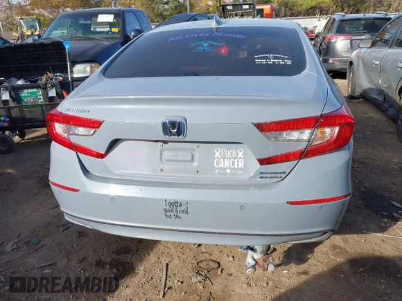 2021 Honda Accord Touring with VIN 1HGCV3F91MA002413, listed as a IAAI auction lot 40682887 with 101,653 mi miles and . Bid and sale history available at DreamBid. Image 16.