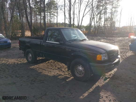 2002 Ford Ranger XL with VIN 1FTYR10D02TA08408, listed as a IAAI auction lot 41599063 with 248,040 mi miles. Bid and sale history available at carsss.com. Image 1.